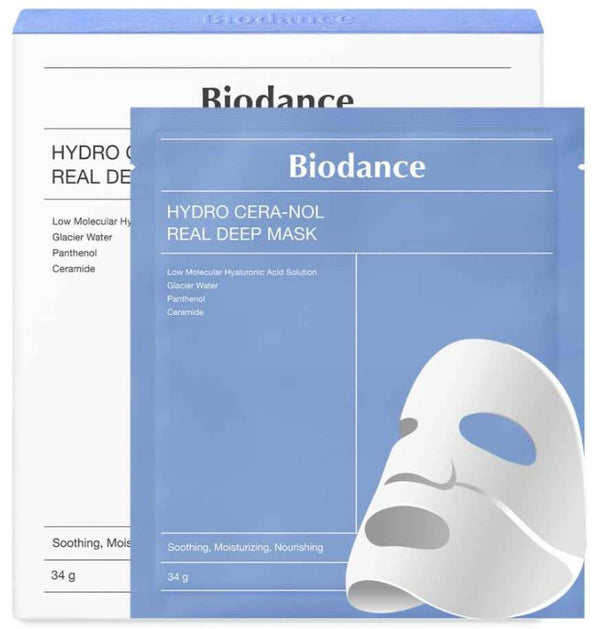 Biodance Hydro Cera-Nol Real Deep 4 x 34g Mask Sheets