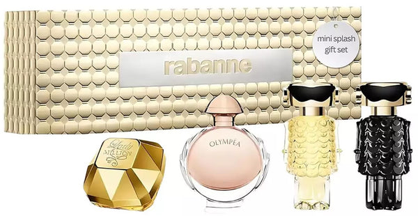 Paco Rabanne Ladies Miniature Gift Set 1 x 4ml + 2 x 5ml + 1 x 6ml