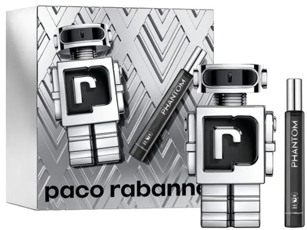 Paco Rabanne Phantom Gift Set 100ml EDT Spray + 10ml EDT Spray