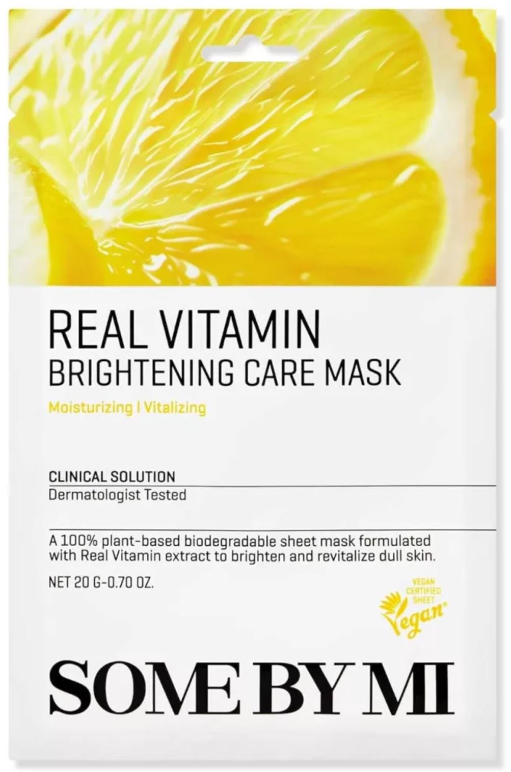 Some By Mi Real Vitamin Brightening Care 20g Sheet Mask