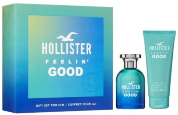 Hollister Feelin' Good For Him Gift Set Eau de Toilette 50ml + Shower Gel 100ml