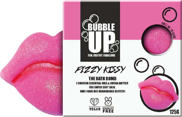 Bubble Up Fizzy Kissy Lips Bath Bomb