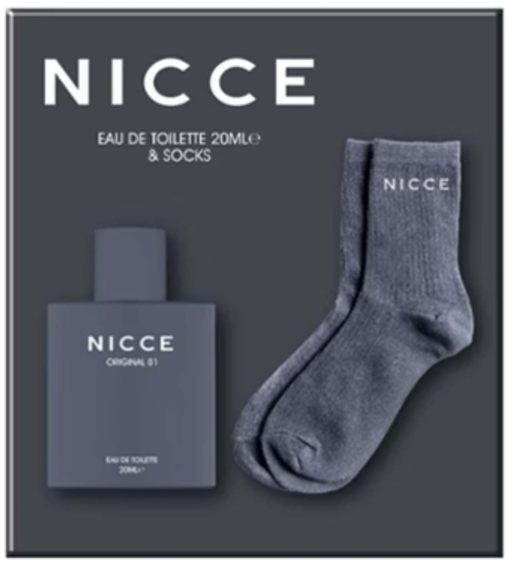 Nicce Gift Set 20ml EDT + Printed Socks