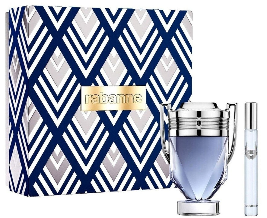 Paco Rabanne Invictus Gift Set 100ml EDT Spray + 10ml EDT Spray