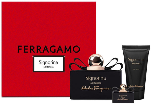 Salvatore Ferragamo Signorina Misteriosa Gift Set EDP 100ml + EDP 5ml + Body Lotion 50ml