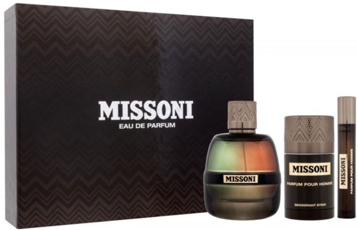 Missoni Gift Set Eau de Parfum 100ml + Eau de Parfum 10ml + Deodorant Stick 75g