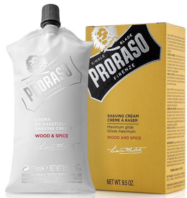 Proraso Wood & Spice 275ml Shaving Cream