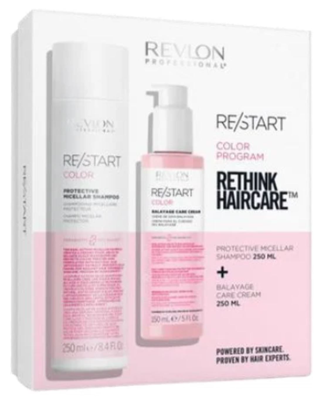 Revlon Restart Colour Gift Set Protective Micellar Shampoo 250ml + Balayage Care Cream 150ml