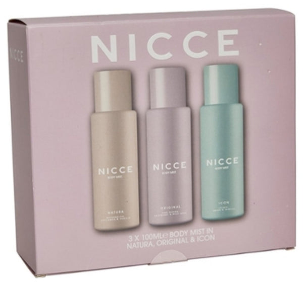 Nicce 3 x 100ml Body Mists Set