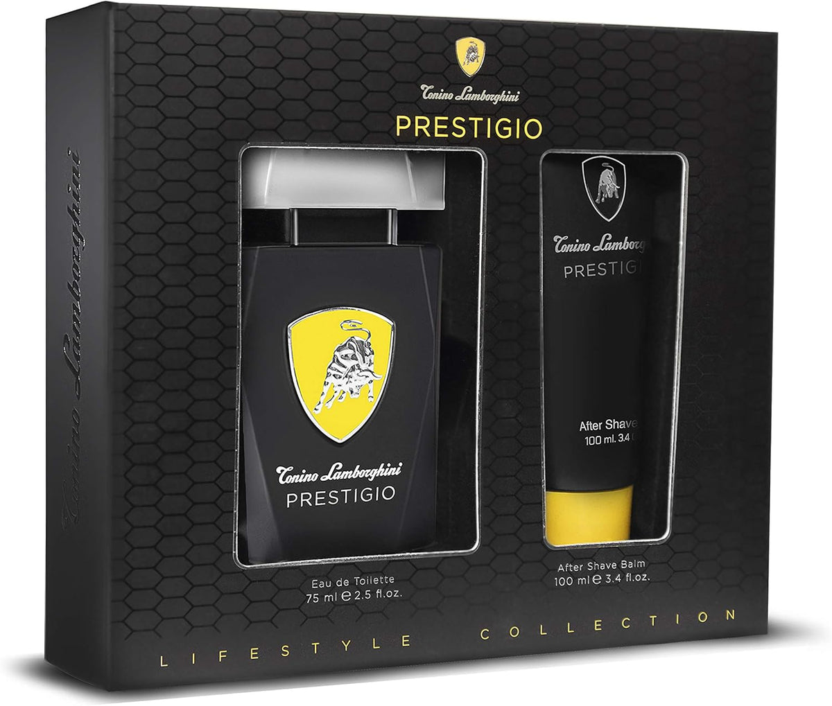 Tonino Lamborghini Prestigio Gift Set Eau de Toilette 75ml + Aftershave Balm 100ml