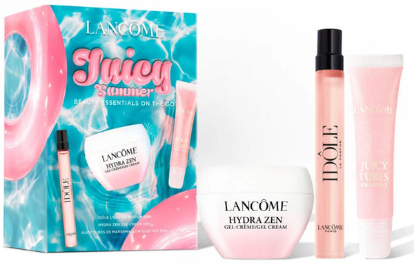 Lancome Idole Gift Set L'Eau EDP 15ml + Hydra Zen Gel Cream 15ml + Juicy Tubes 05 15ml