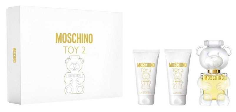 Moschino Toy 2 Gift Set EDT Spray 50ml + Body Lotion 50ml + Shower Gel 50ml