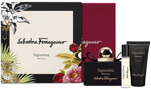Salvatore Ferragamo Signorina Misteriosa Gift Set EDP 100ml + EDP 10ml + Body Lotion 50ml