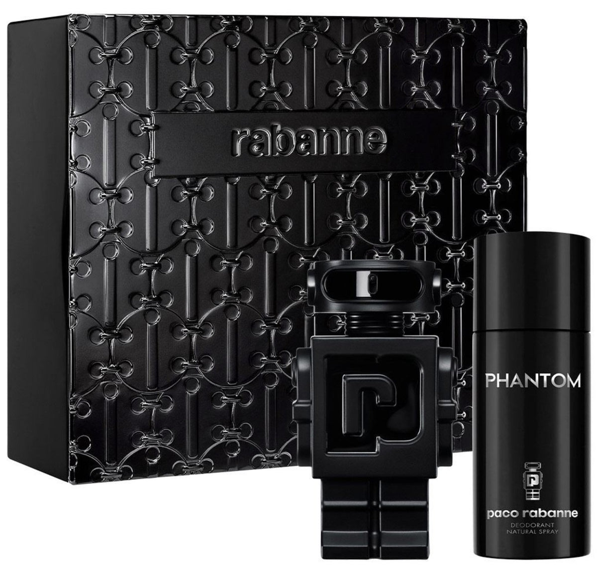 Rabanne Phantom 2 Piece Gift Set Parfum 100ml + Deodorant Spray 250ml