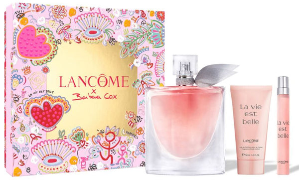 Lancome La Vie Est Belle Gift Set 100ml EDP + 10ml EDP + 50ml Body Lotion