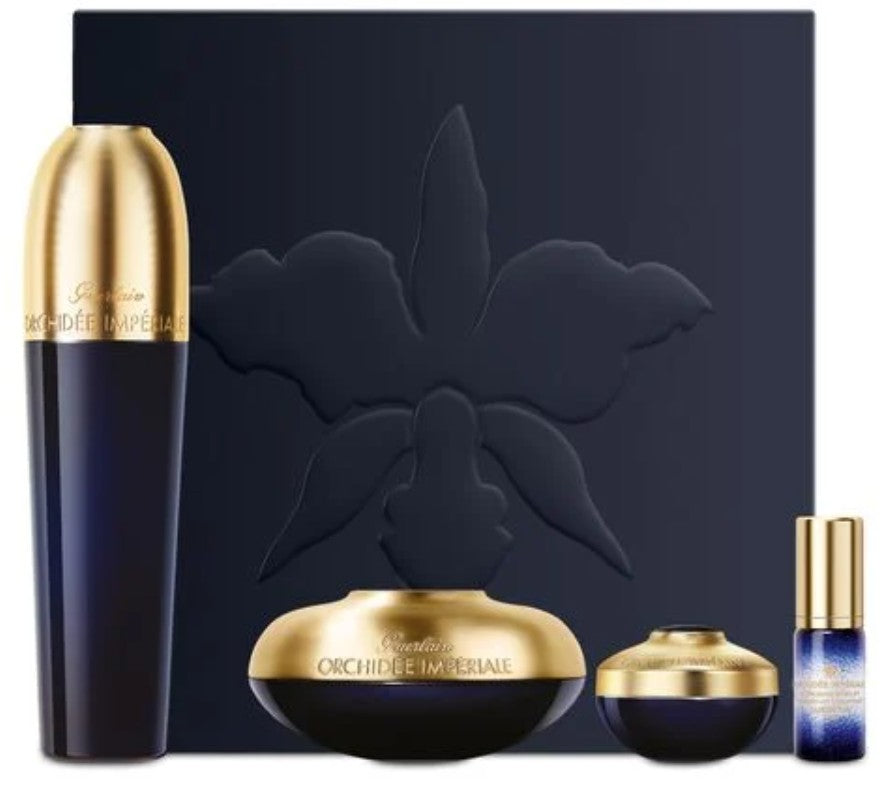 Guerlain Orchidee Imperiale Gift Set Essence In Lotion 30ml + Face Cream 15ml + Micro-Lift Concentrate 5ml + Eye Cream 7ml