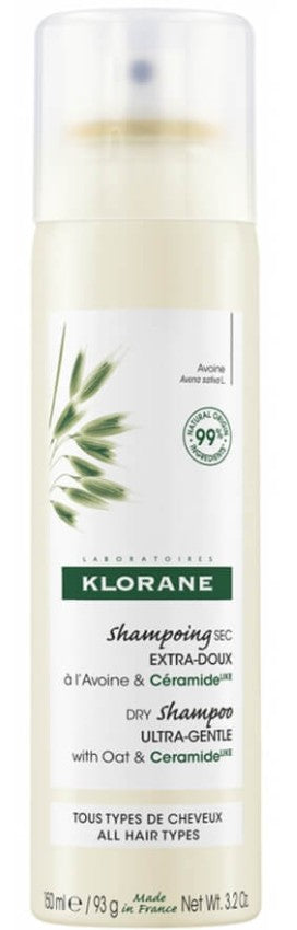 Klorane Oat Milk Dry Shampoo With Ceramide Tinted 150ml