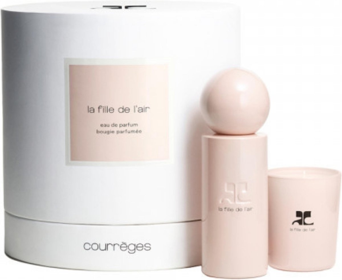 Courreges La Fille De L'Air Gift Set EDP 100ml + Candle 75g