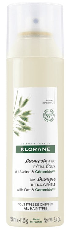 Klorane Oat Milk Dry Shampoo With Ceramide 250ml