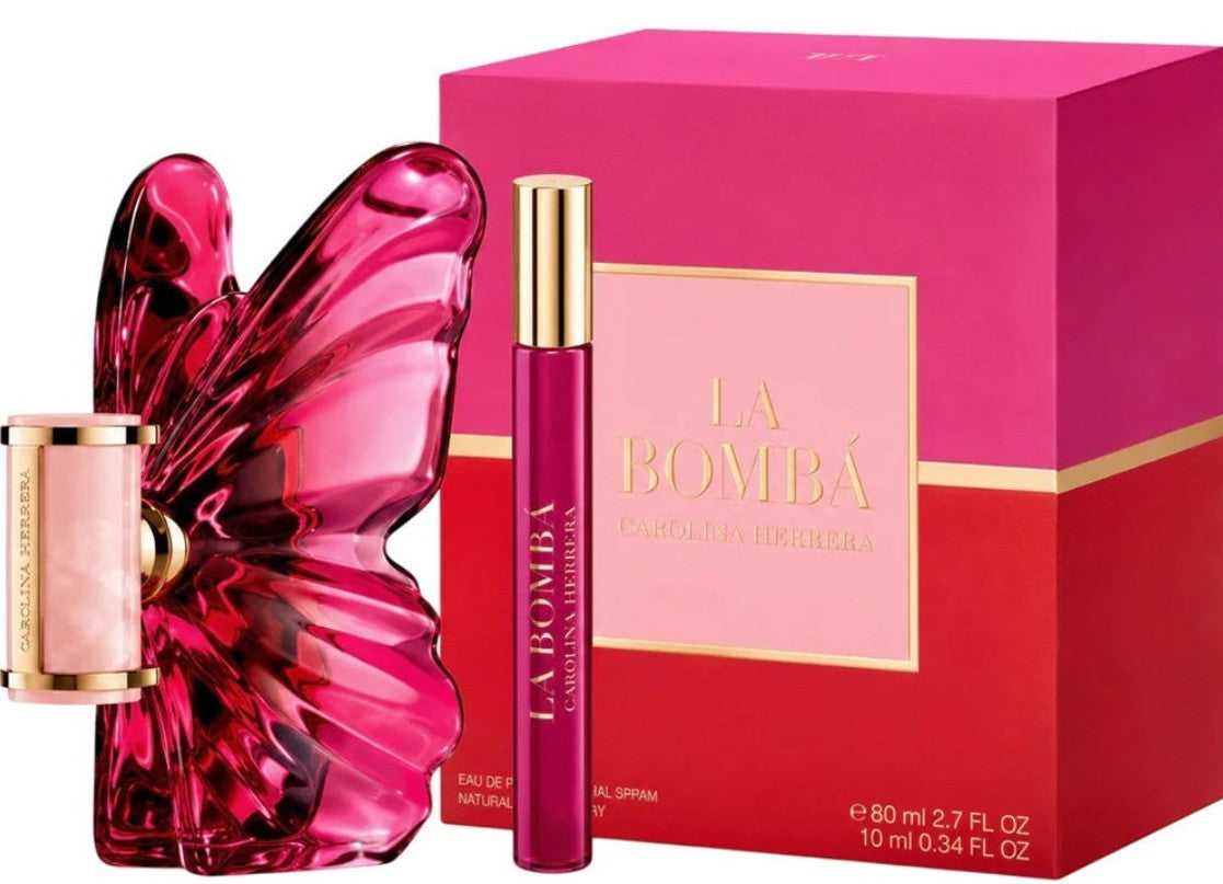 Carolina Herrera La Bomba 80ml EDP Spray + 10ml EDP Spray Gift Set