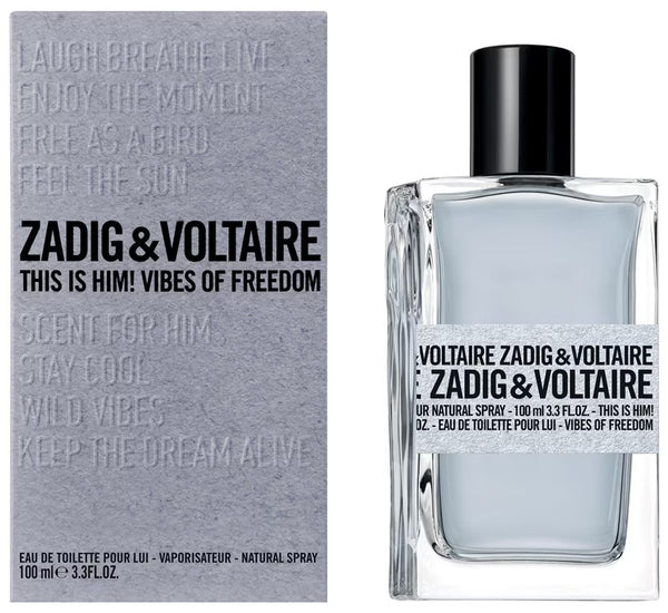 Zadig & Voltaire This Is Him! Vibes Of Freedom 100ml EDT Spray