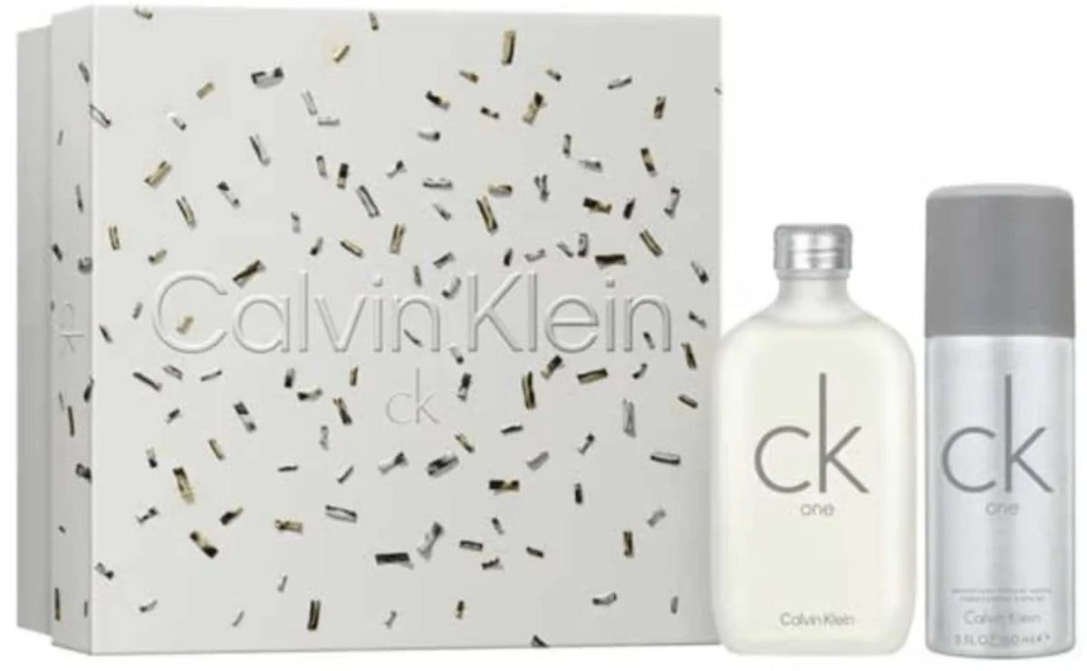 Calvin Klein CK One 100ml EDT Spray + 150ml Deodorant Spray Gift Set