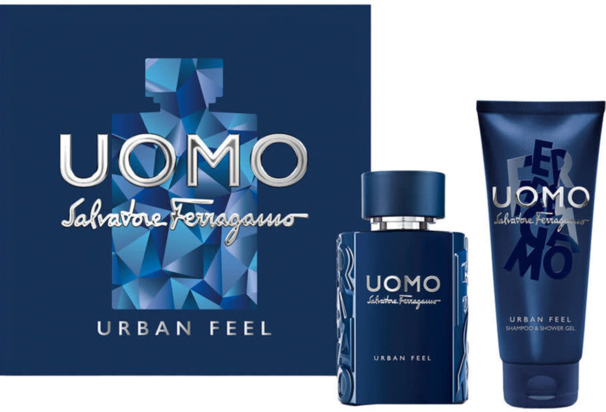 Salvatore Ferragamo Uomo Urban Feel 2 Piece Gift Set EDT 50ml + Shower Gel 100ml