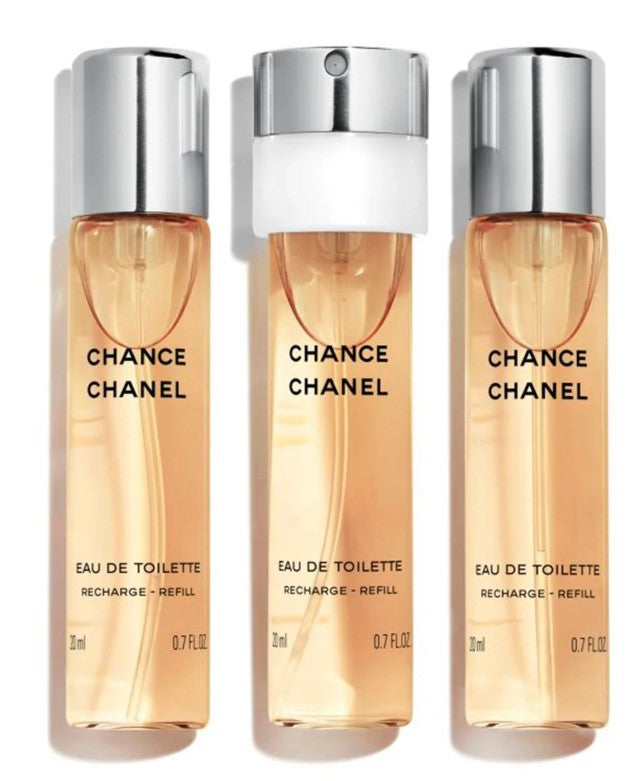 Chanel Chance Twist & Spray Refill EDT 3 x 20ml