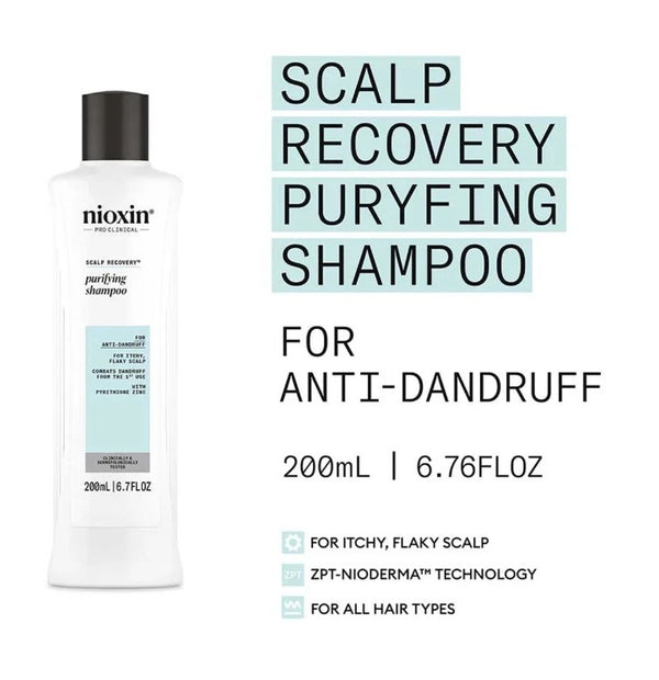 Nioxin Scalp Recovery Cleanser Shampoo 200ml