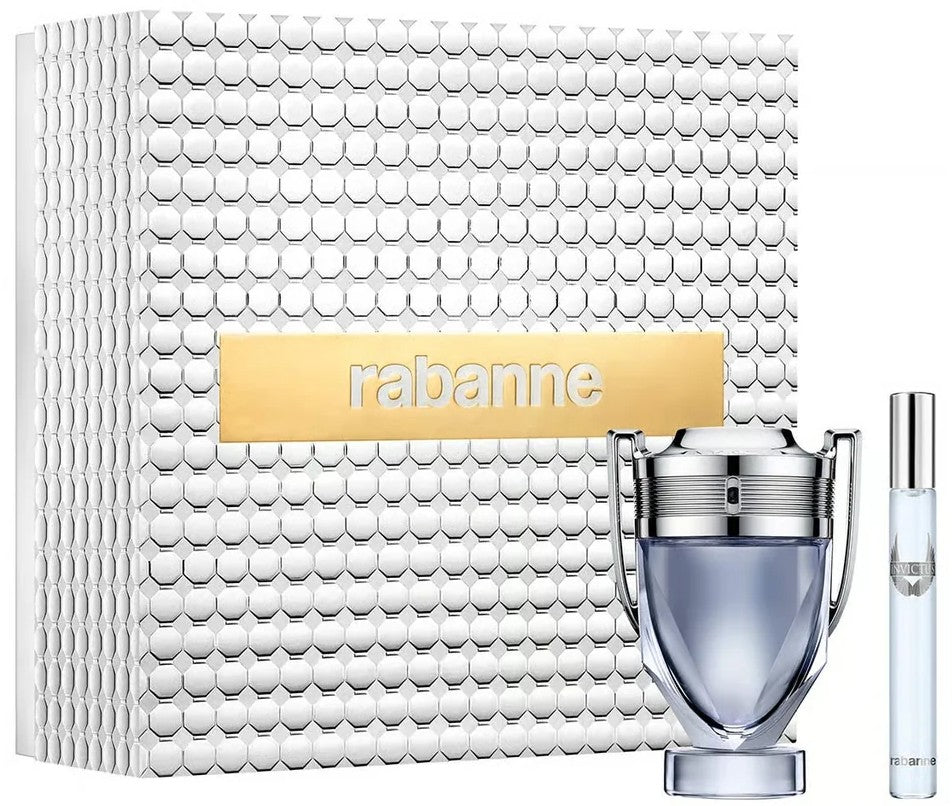 Paco Rabanne Invictus 100ml EDT Spray + 10ml EDT Spray Gift Set