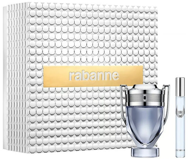 Paco Rabanne Invictus 100ml EDT Spray + 10ml EDT Spray Gift Set