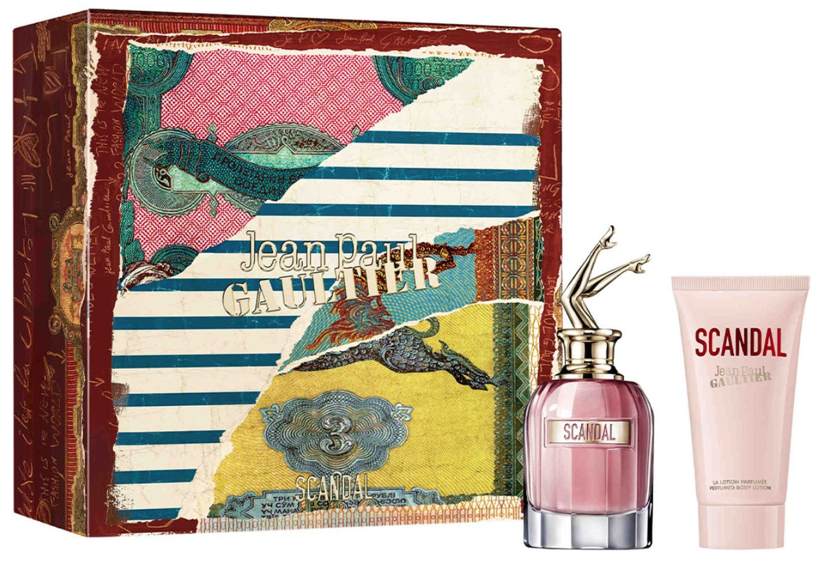 Jean Paul Gaultier Scandal 50ml EDP Spray + 75ml Body Lotion Gift Set