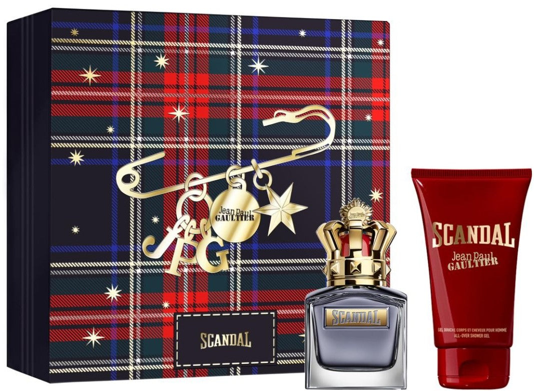 Jean Paul Gaultier Scandal Pour Homme Gift Set: 50ml EDT Spray + 75ml Shower Gel