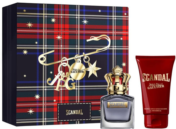 Jean Paul Gaultier Scandal Pour Homme Gift Set: 50ml EDT Spray + 75ml Shower Gel