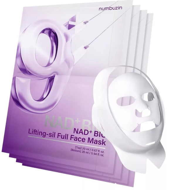 Numbuzin No. 9 NAD + Bio Lifting Face Sheet Mask 4pcs
