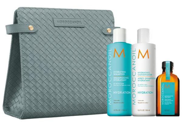 Moroccanoil Repair Gift Set Shampoo 250ml + Hair Treatment 75ml + Conditioner 250ml + Pouch