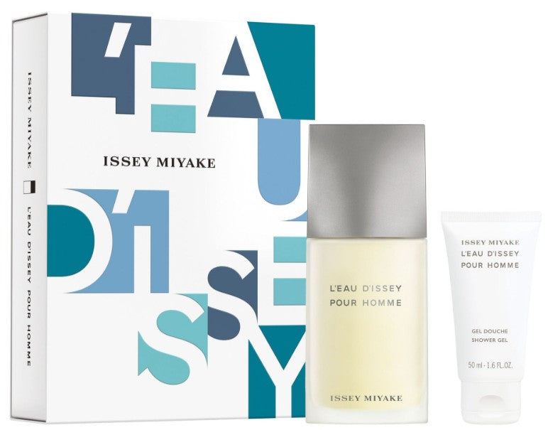 Issey Miyake L'Eau D'Issey Pour Homme Gift Set: 75ml EDT Spray + 50ml Shower Gel