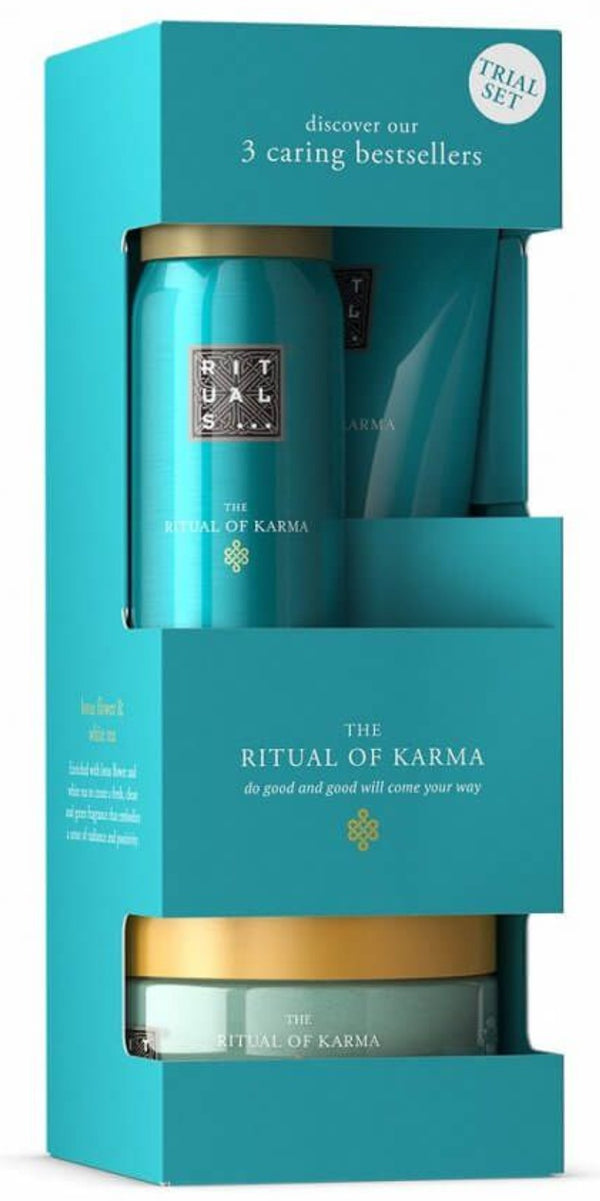 Rituals The Ritual Of Karma 70ml Body Cream + 50ml Shower Gel + 125g Body Scrub Gift Set