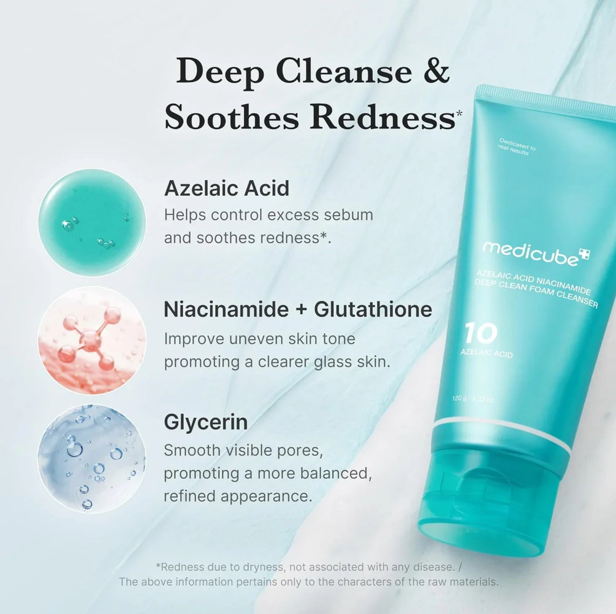 Medicube Azelaic Deep Foam Cleanser 120g