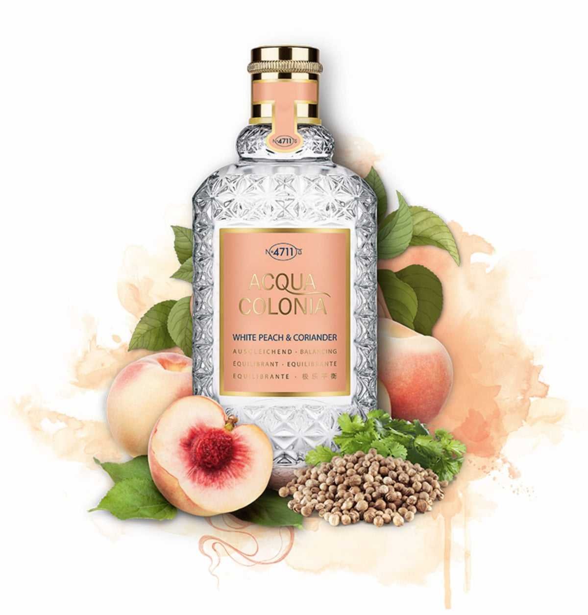 4711 Acqua Colonia White Peach & Coriander 100ml EDC Spray