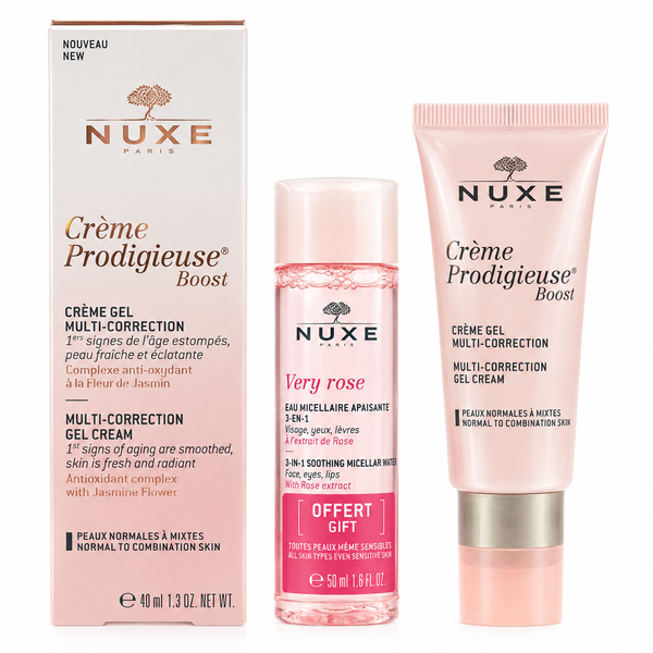 Nuxe Creme Prodigieuse Light Gift Set Gel-Cream 40ml + Micellar Water 50ml