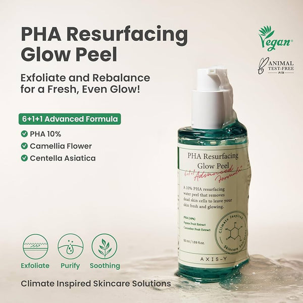 Axis-Y PHA Resurfacing Glow Peel 50ml Exfoliator