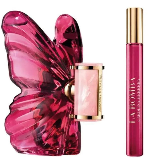 Carolina Herrera La Bomba 80ml EDP Spray + 10ml EDP Spray Gift Set
