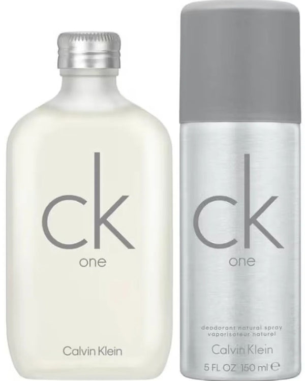 Calvin Klein CK One 100ml EDT Spray + 150ml Deodorant Spray Gift Set