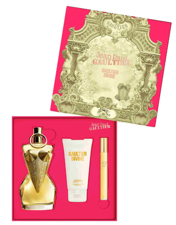 Jean Paul Gaultier Divine 100ml EDP Spray / 75ml Body Lotion / 10ml EDP Spray