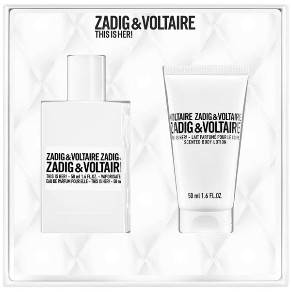 Zadig & Voltaire This Is Her! Gift Set EDP Spray 50ml + Body Lotion 50ml