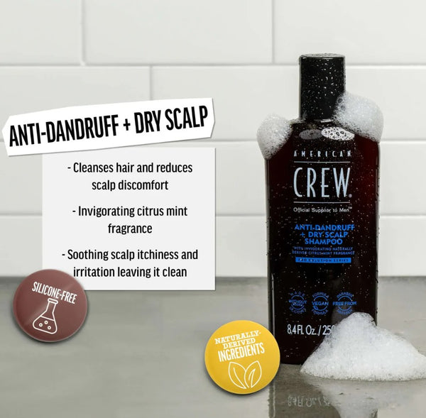 American Crew Anti Dandruff & Dry Scalp 250ml Shampoo