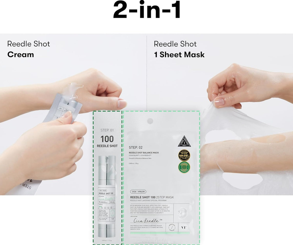 VT Cosmetics Reedle Shot 300 2 Step Mask 26.5g