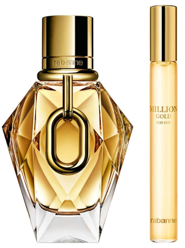Rabanne Million Gold For Her Gift Set 50ml EDP Spray + 10ml EDP Spray
