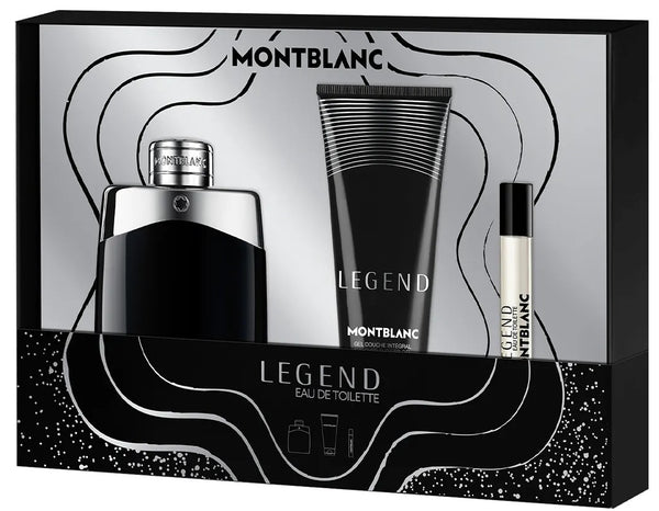 Montblanc Legend 100ml EDT Spray + 100ml Shower Gel + 7.5ml EDT Spray Gift Set